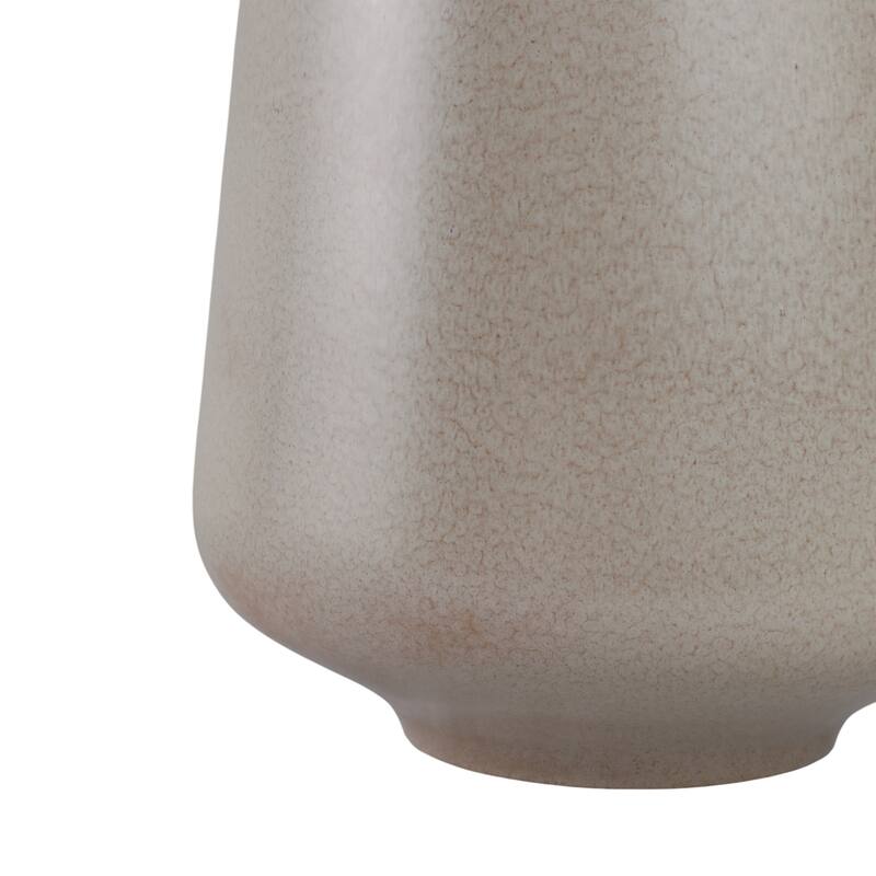 Pottery Vase Sculptural Curved Silhouette Handcrafted Artesa Trend