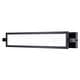 preview thumbnail 7 of 9, Fremont 1-Light 27 inch Wide Matte Black Bathroom Vanity Lighting Fixture, Adjustable Angle Frosted Shade, LED, Full Backplate
