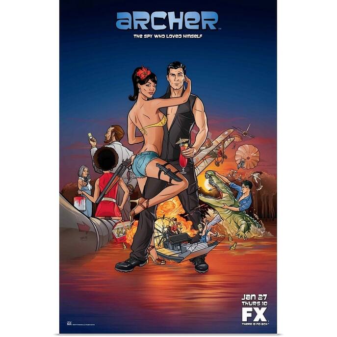 "Archer - TV Poster" Poster Print - Multi
