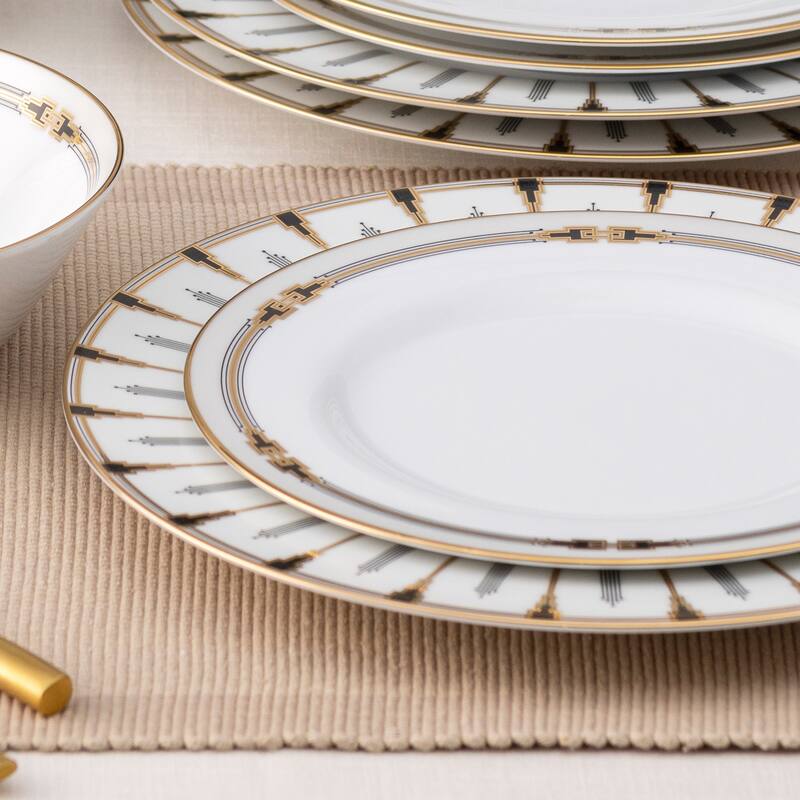 Empire Gold Set Of 4 Salad Plates, 8.25"