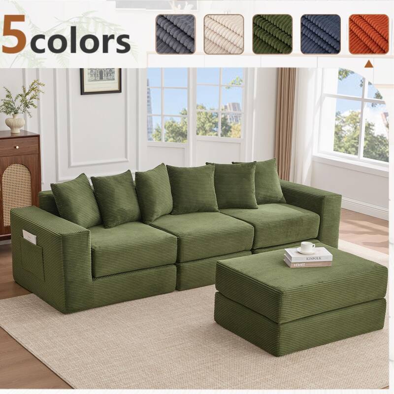 10-in-1 Convertible Sofa Sectional