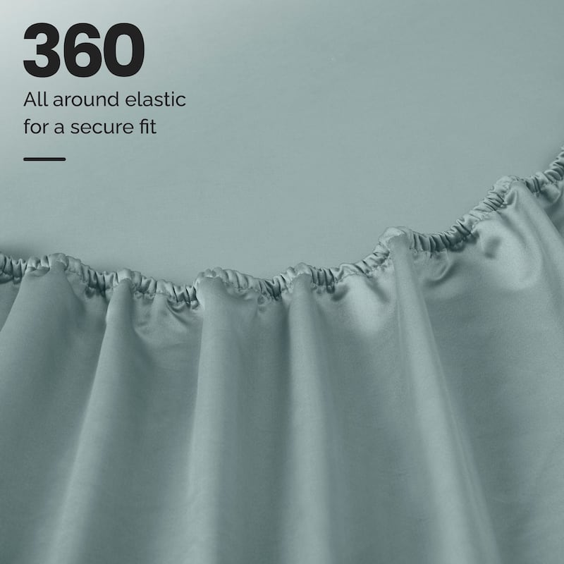 Blue Nile Mills 1200 Thread Count Egyptian Cotton Deep Pocket Sheet Set