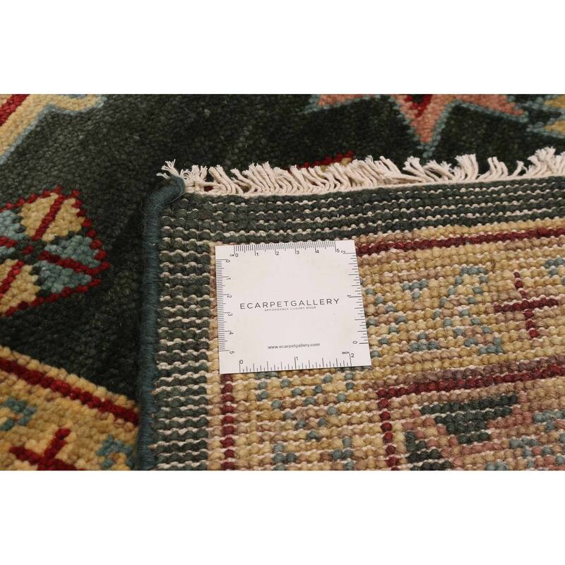ECARPETGALLERY Hand-knotted Jules Serapi Dark Green Wool Rug - 8'10 x 11'11