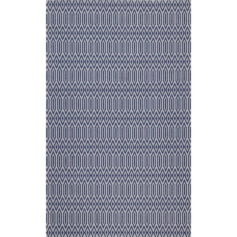 Martha Stewart by SAFAVIEH Annelene Cotton Rug - 5' x 7' - Blue/Grey