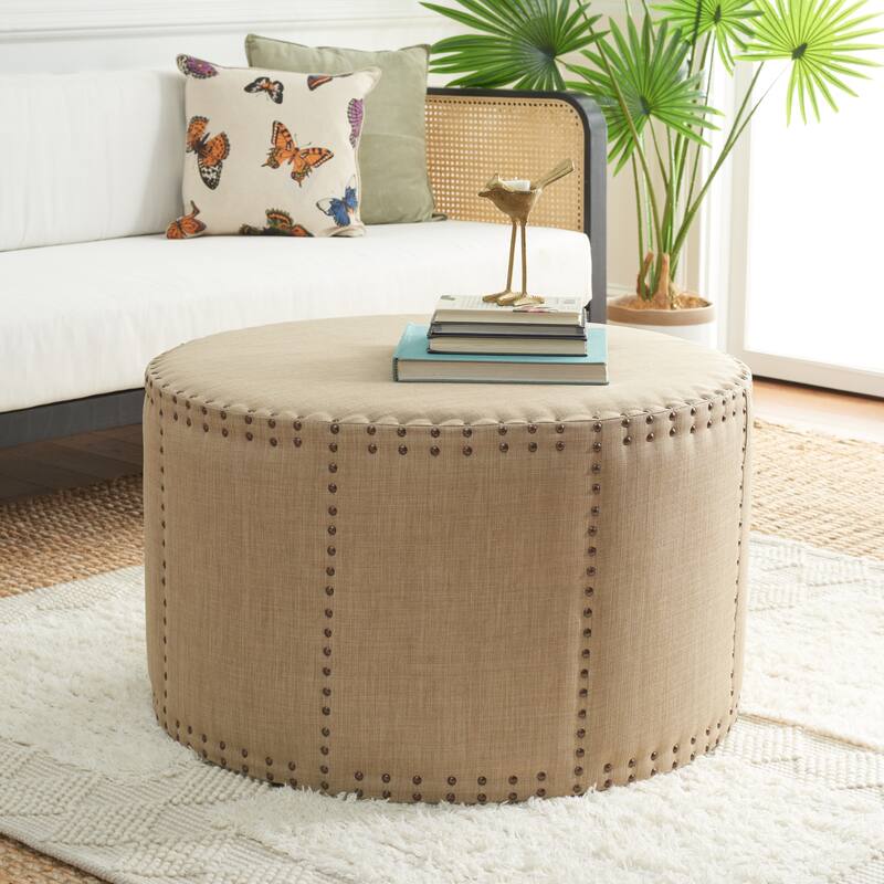 SAFAVIEH Kylene Round Ottoman