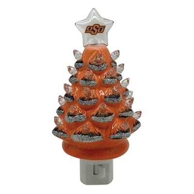 6.5" Oklahoma State Xmas Tree Nite Lite