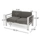 preview thumbnail 36 of 46, Cape Coral 5-piece Outdoor Fire Pit Chat Set by Christopher Knight Home