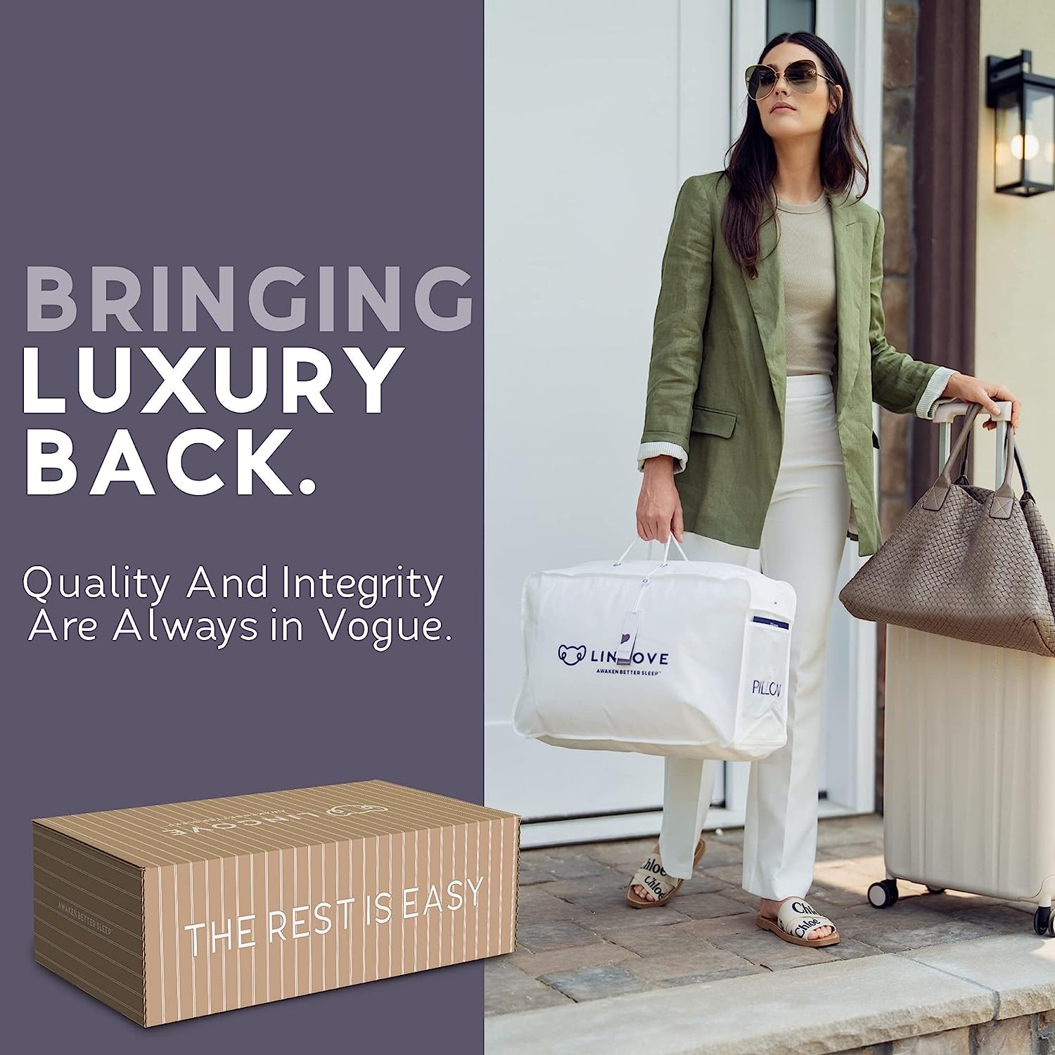 Lincove Signature Hutterite Canadian Down Pillow - 800 fill - Picture 15 of 95