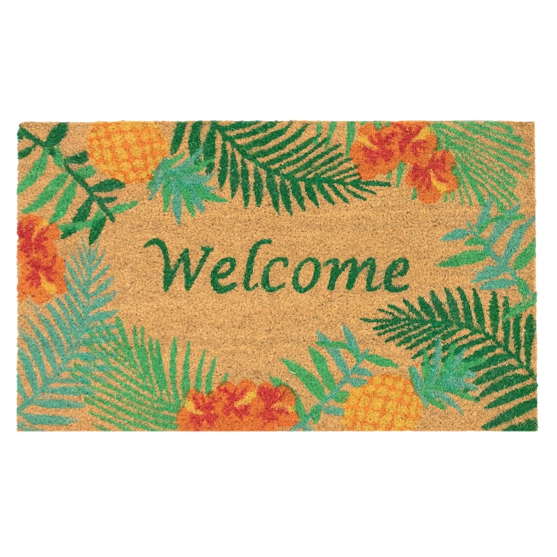 Liora Manne Island Greetings Coir Welcome Door Mat