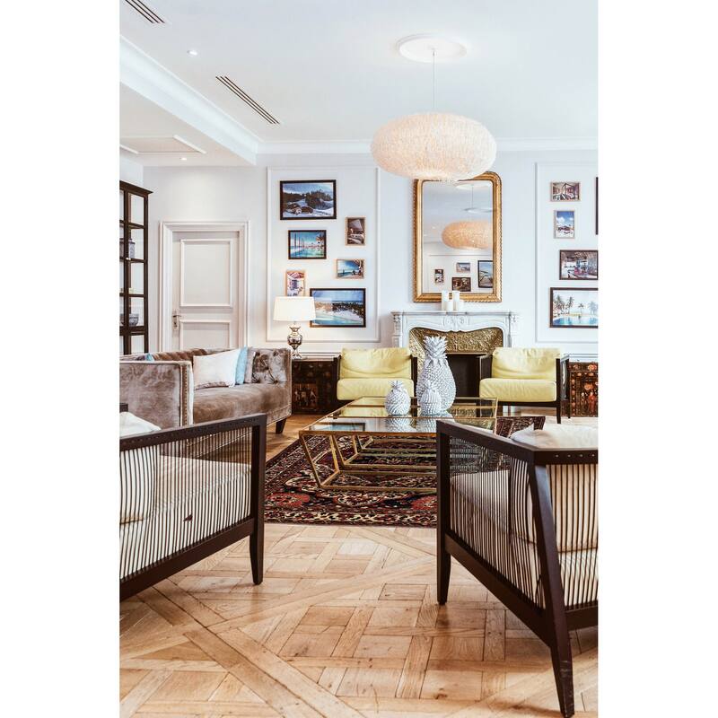 ECARPETGALLERY Hand-knotted Kayseri Vintage Cream Wool Rug - 7'5 x 10'5