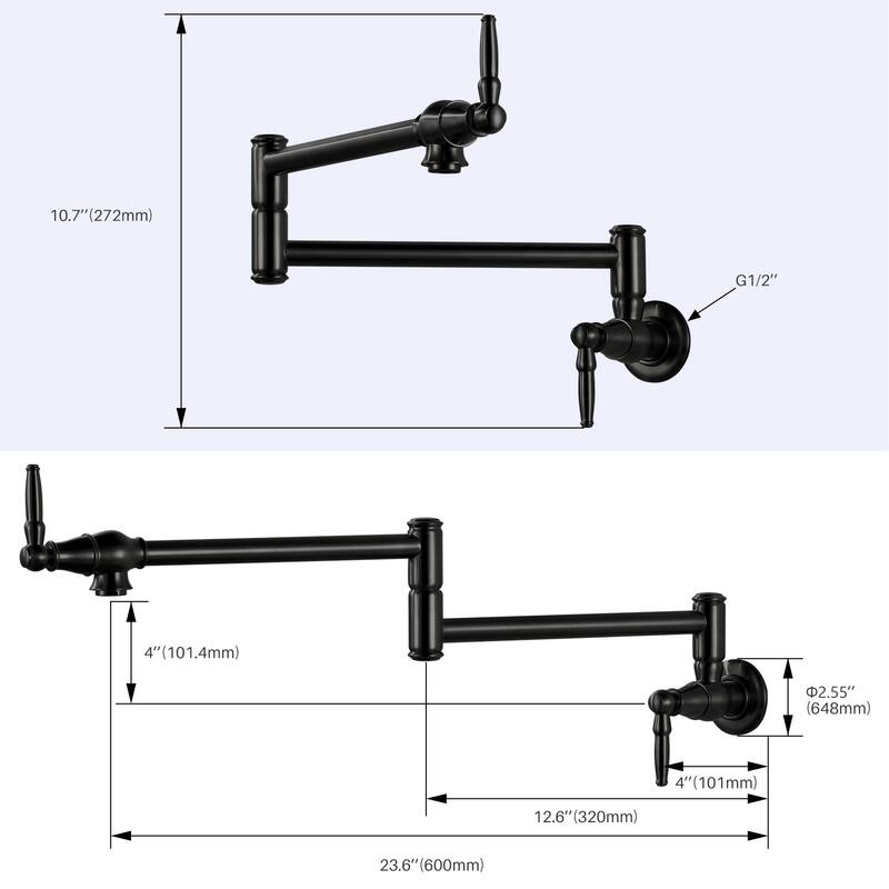 WOWOW Modern Retro Folding Filled Faucet