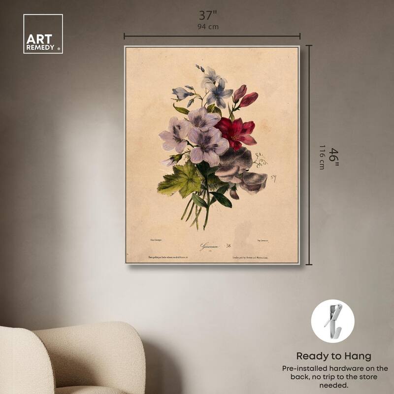 Elisa's Blooms Canvas by Art Remedy