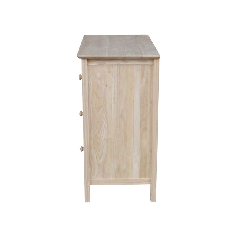 International Concepts Solid Wood Bedroom Dresser