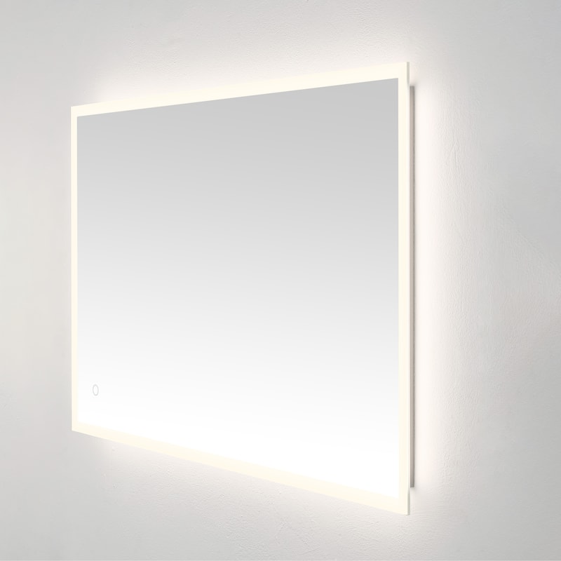 SAFAVIEH Home Houston 24" LED Vanity Mirror - Silver / White