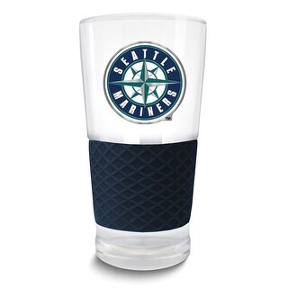 MLB Seattle Mariners Score 22 Oz. Pint Glass with Silicone Grip - Bed ...