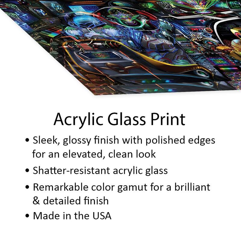Spaceship Print On Acrylic Glass by Jumbie
