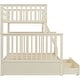 preview thumbnail 21 of 56, Twin Over Full Wood Bunk Bed with Storage Drawers and Ladder