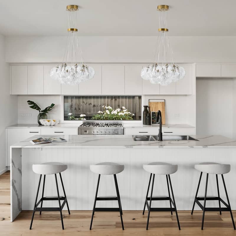 Modern 13-Light Stone Glass Globe Cluster Chandelier in Brass Finish - N/A