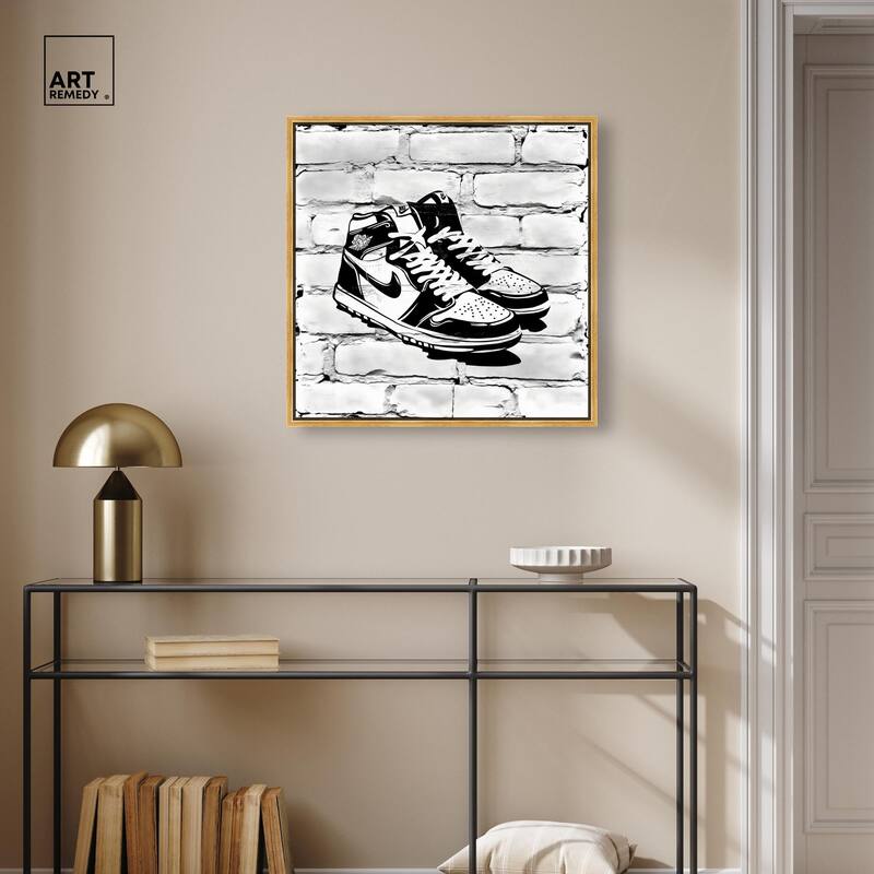 Brick City Jordans Canvas by Art Remedy