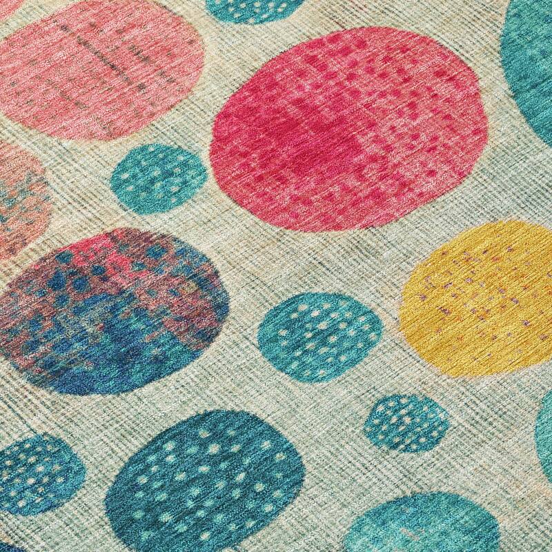 HomeRoots Geometric Transitional Rectangle Outdoor Rug