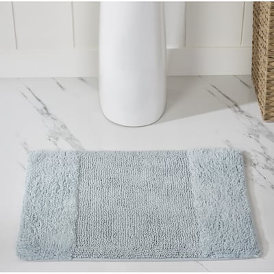 Better Trends Bath Rug 100% Cotton Water Absorbent Tufted Bathroom Rugs for Shower, Sink Mats Machine Wash Granada Collection