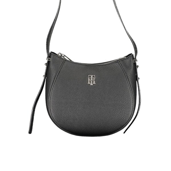 Tommy Hilfiger Black Polyethylene Women Women's Handbag - Bed Bath