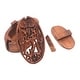 preview thumbnail 3 of 2, Novica Handmade Plumeria Oval Wood Puzzle Box