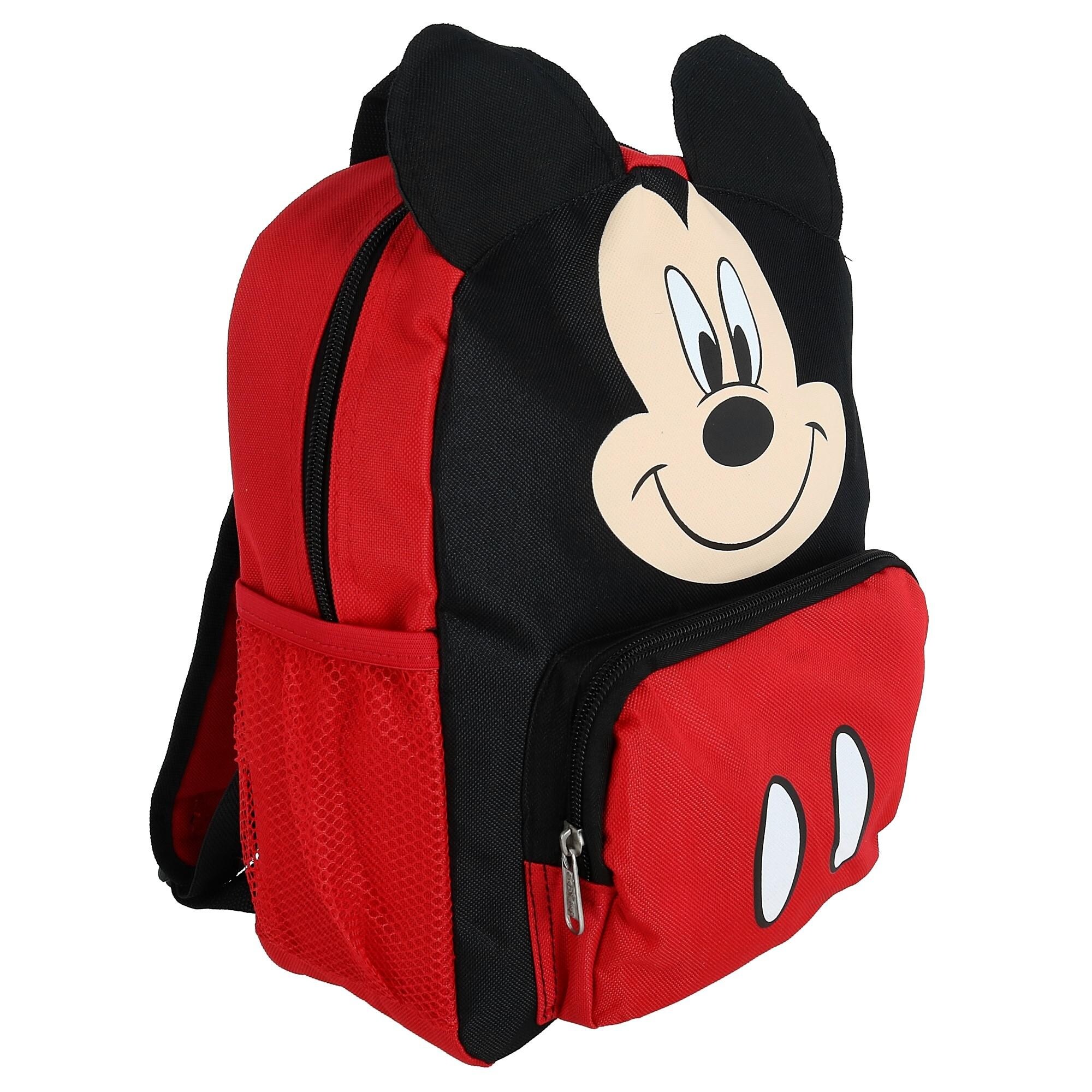 New Disney Kids' 12-inch Big Face Mickey Mouse Backpack 