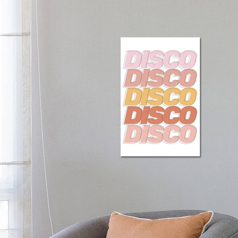 iCanvas "Disco Disco Disco" by The Native State Canvas Print - 26x18x1.5