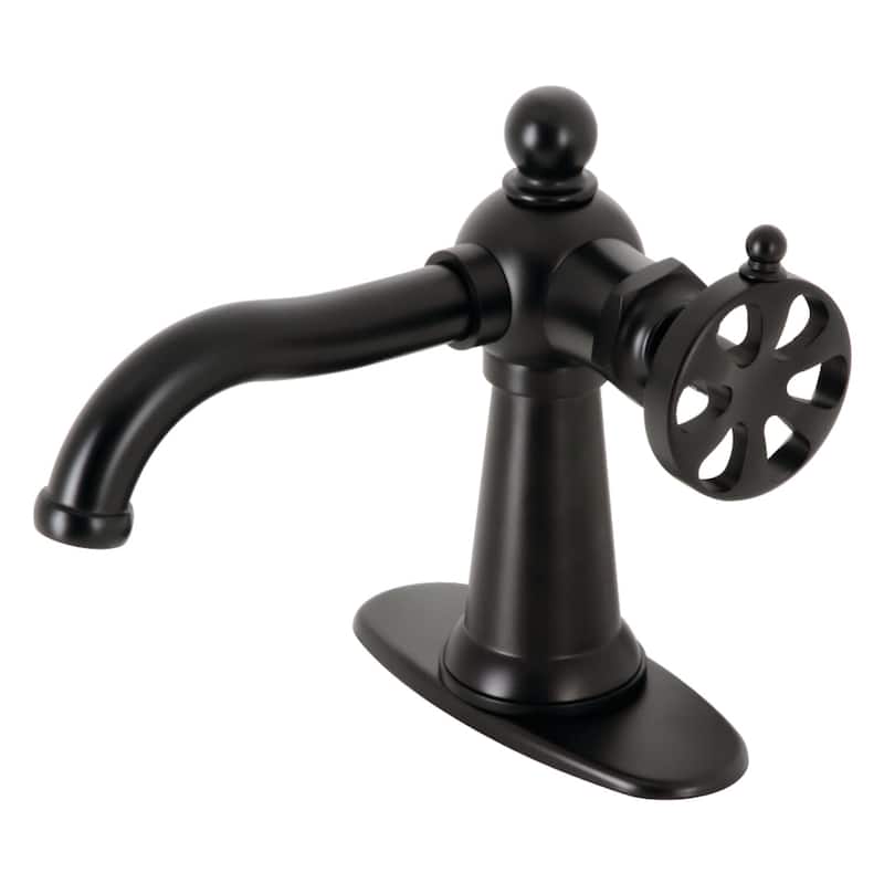 Kingston Brass KSD354.RX Webb 1.2 GPM Deck Mounted Single Hole - Matte Black