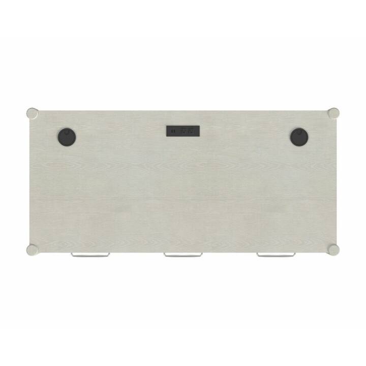 Modern Wood Office Writing Desk, Storage Table, White