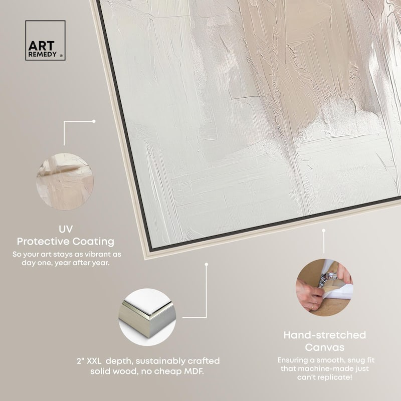 Gentle Strokes of Nature II Canvas by Art Remedy