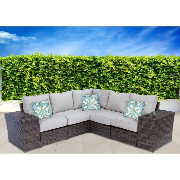 LSI 7 Piece Sectional Seating Group with Cushions Bed Bath & Beyond 36022209
