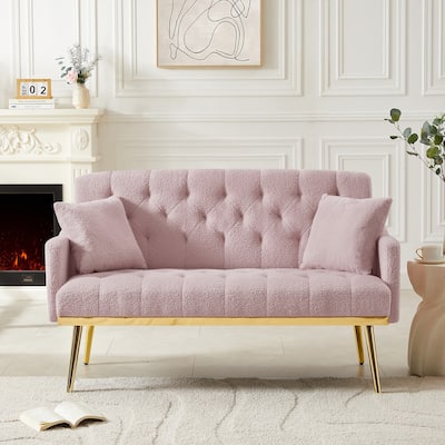 Teddy fabric 2 seater sofa for Living Room, Entryway, Hallway, Office