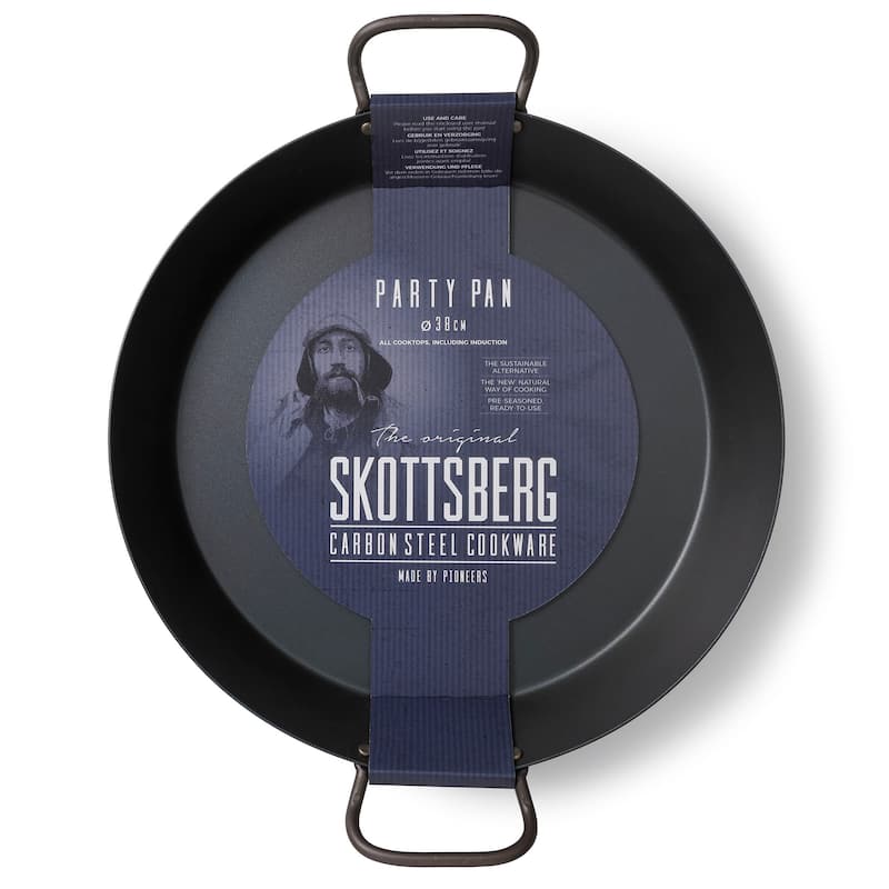 Skottsberg 15 in. Carbon Steel Paella Pan