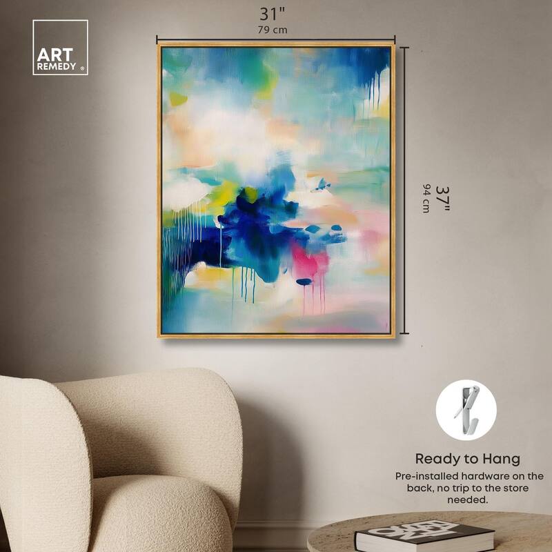 Prismatic Weeps Color II Canvas by Art Remedy