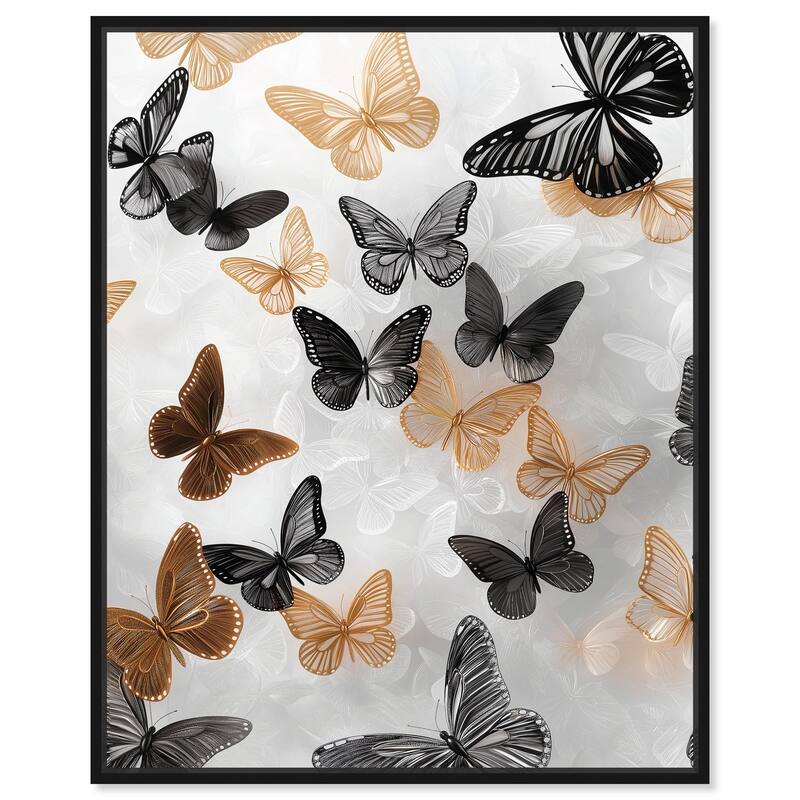 Cinderflight I Canvas by Art Remedy - 20" x 24" - Black
