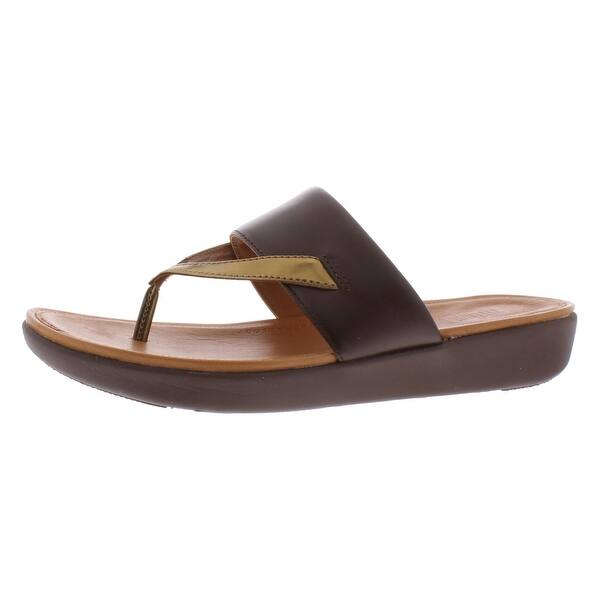 Shop Fitflop Womens Delta Slide Sandals Leather Duocomff Overstock 28574771 5 Medium B M