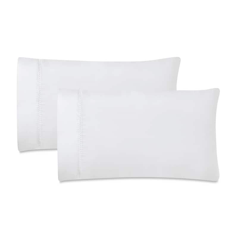 Superior Imperia Cotton Blend Embroidered 600 Thread Count Pillowcases, Set of 2