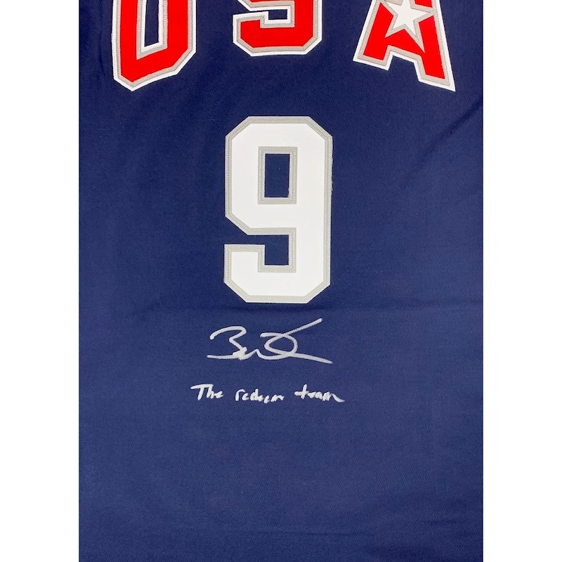 Dwyane Wade Autographed 2008 Team USA Signed Mitchell & Ness Olympics Basketball Jersey THE REDEEM TEAM Fanatics Authentic COA