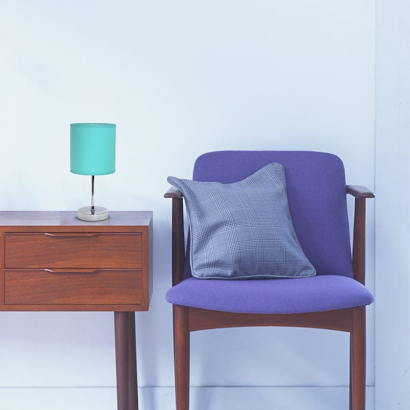 Simple Designs 11.81" Basic Mini Table Lamp with Feit LED Bulb Included - 11.81