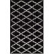 preview thumbnail 67 of 101, SAFAVIEH Handmade Chatham Carlota Modern Moroccan Wool Rug 3' x 5' - Black/Ivory - Rectangle
