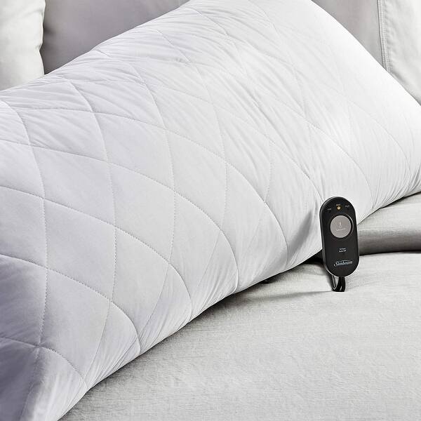 Sunbeam 2 Piece 54in Heated Body Pillow with Temperature Controller