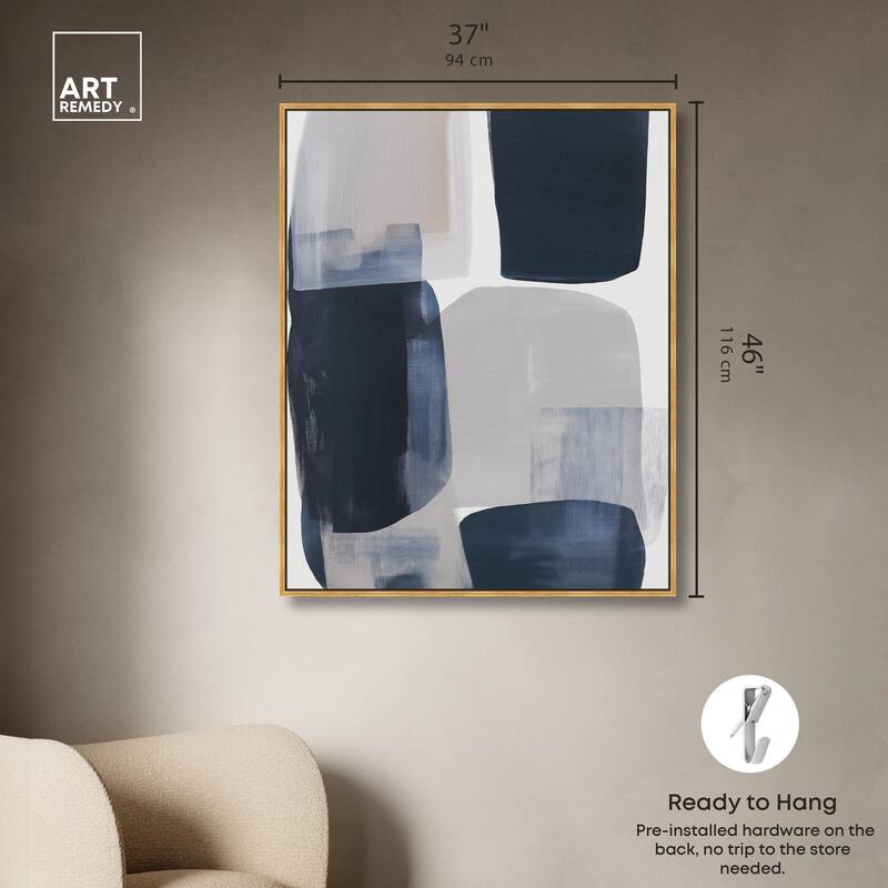 Oceanic Forms II Canvas by Art Remedy