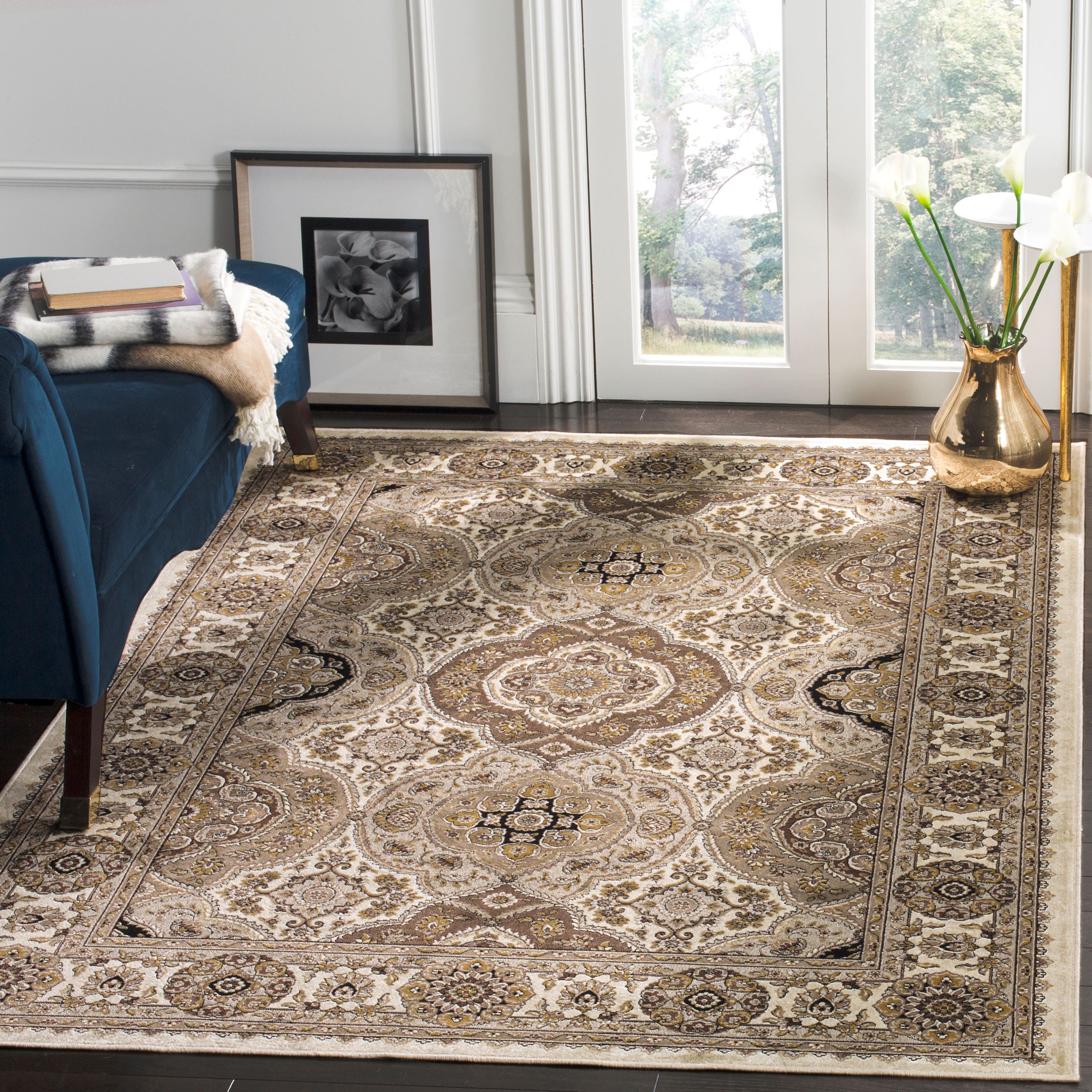 SAFAVIEH Atlas Dinca Traditional Oriental Viscose Rug