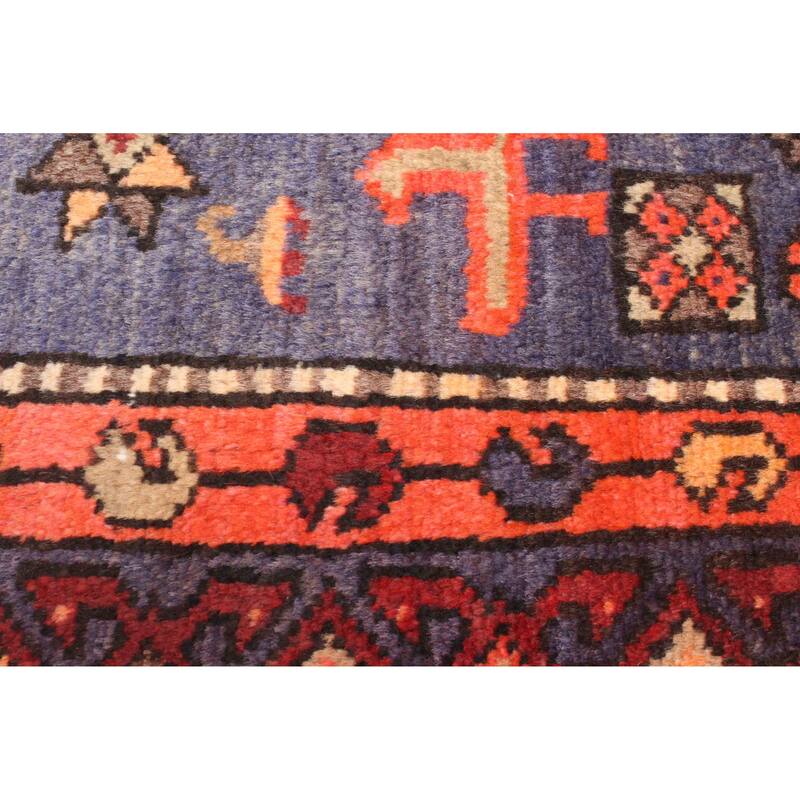 ECARPETGALLERY Hand-knotted Andelz Red Wool Rug - 4'7 x 7'5