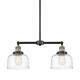 Option Black Antique Brass / Clear Deco Swirl