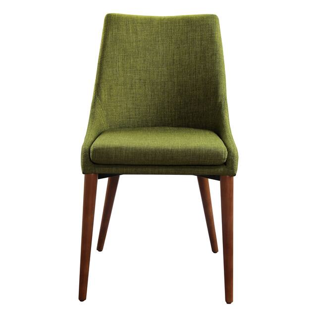Palmer Mid-Century Modern Fabric Dining Chair in 2 Pack