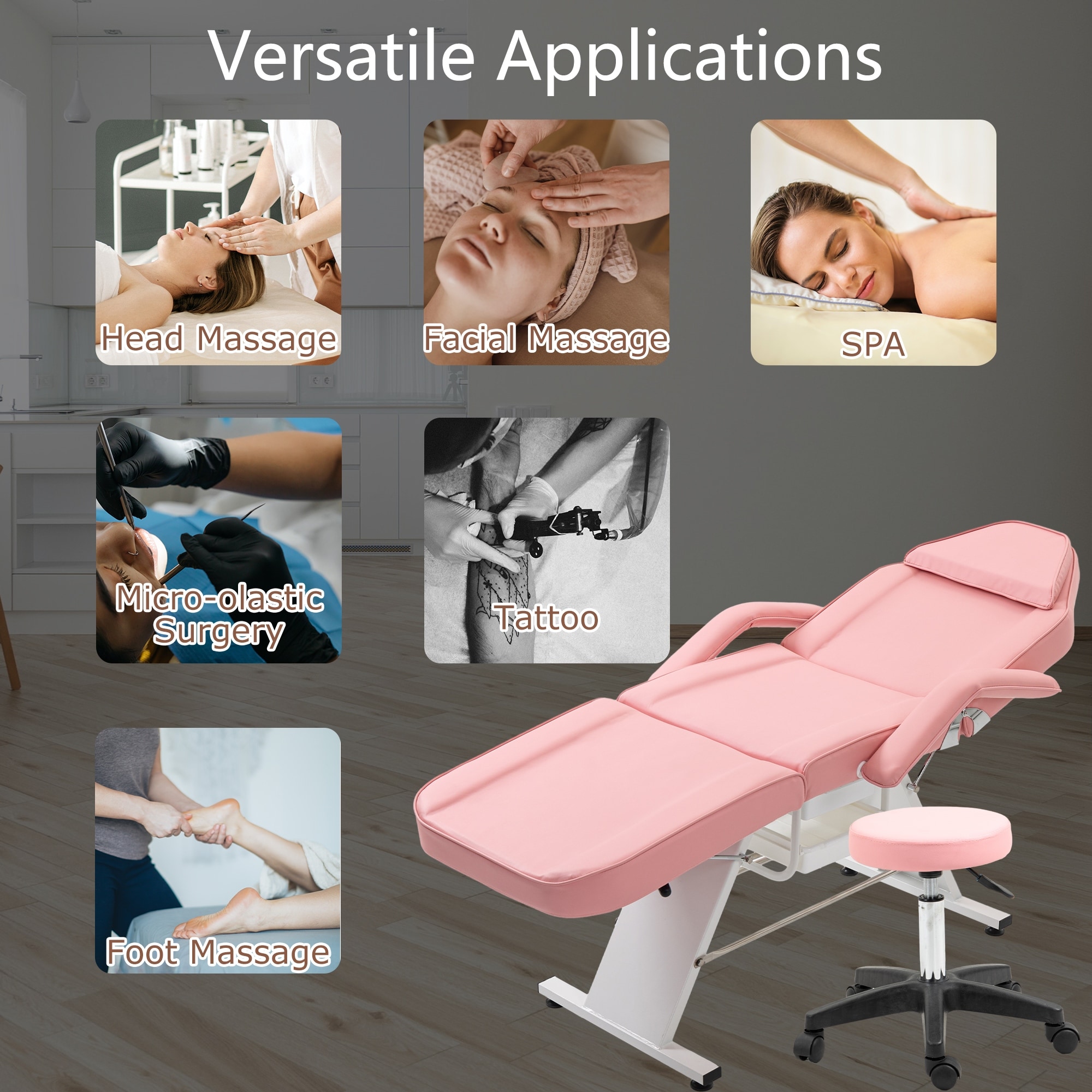 Hydraulic Facial Stool Facial Bed Massage Table With Stool China