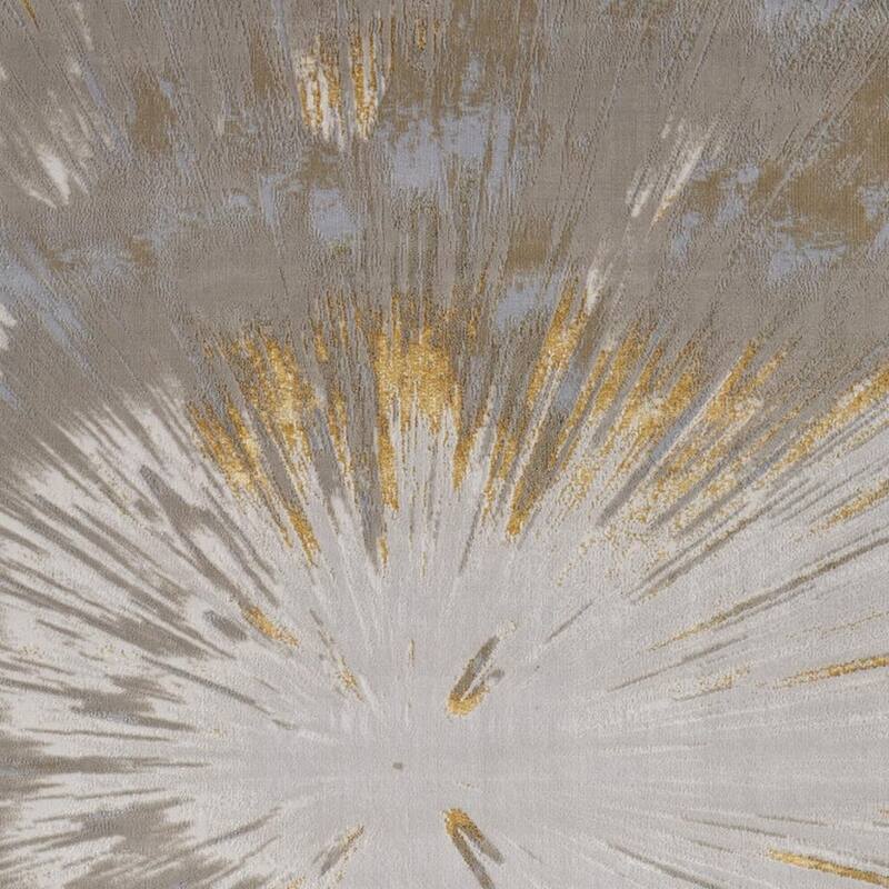 HomeRoots Abstract Bohemian Runner Area Rug